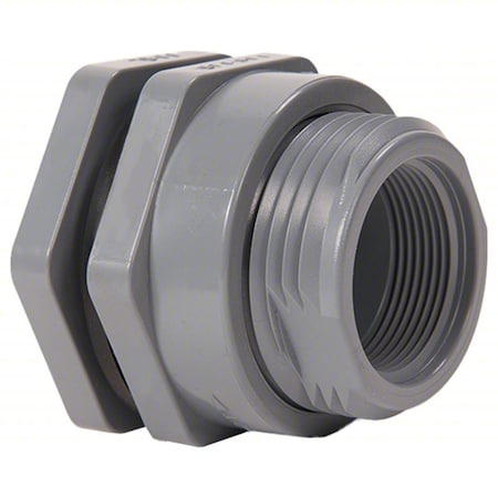 Hayward Flow Control BFA1010TFL - Bulkhead Tank Flange, PVC, 1 in, 1 in