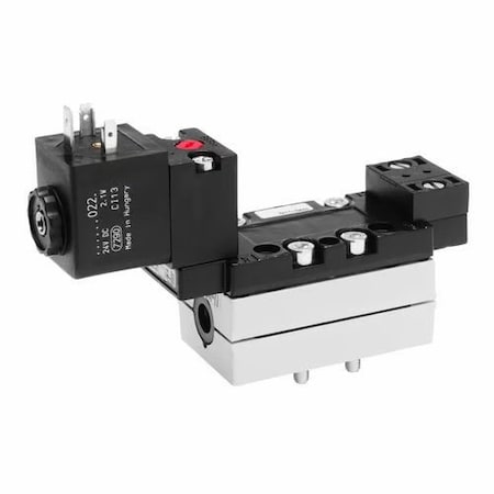 Aventics 5811170650 - Solenoid Air Con Valve,Five-Way,145 psi