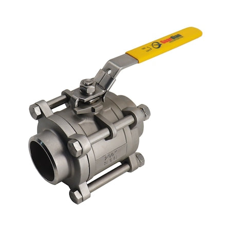 06Q031B04034 - Manual 2-Way Ball Valve,Butt Weld,316 SS