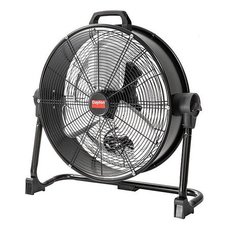 Dayton 855DZ6 - Portable Fan,20in Dia,Black,Mobile,Plug-In