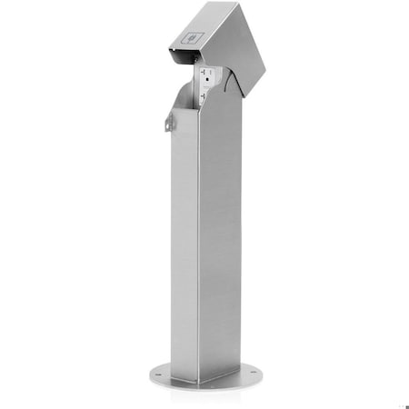 Leviton 1PH24-1S - 24.0" H, 8.5" D, 8.5" W, 3 R, 304 Stainless Steel