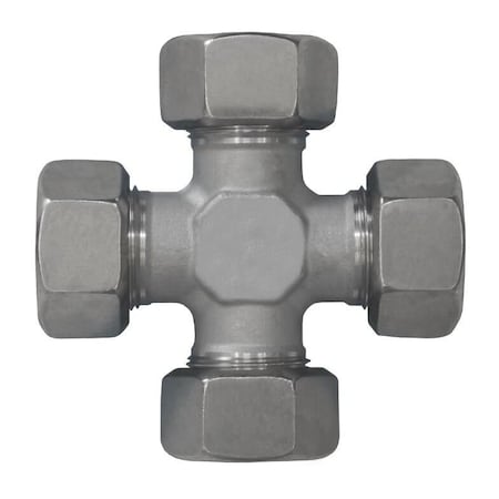 Brennan Industries D2650-S12-S12-S12-S12-SS - Tube Cross,Stainless S12