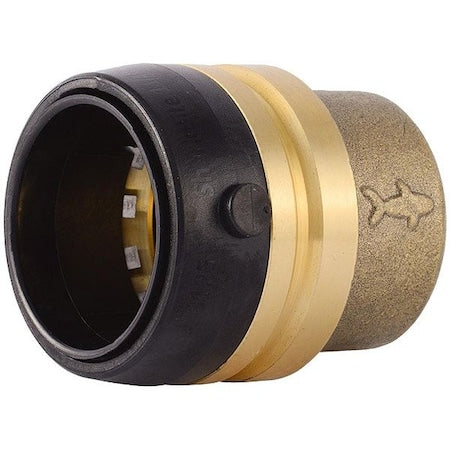 Sharkbite UXL0435 - Cap, Brass, Push-to-Connect 1 1/4 in
