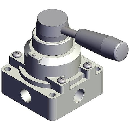 Smc VH301-N02 - Hand Valve, Exhaust, VH, Three-Position