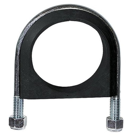 Zsi UB1/2PANH6 - U-Bolt Pipe Clamp,2.3"H,SS,1/2"Pipe Size