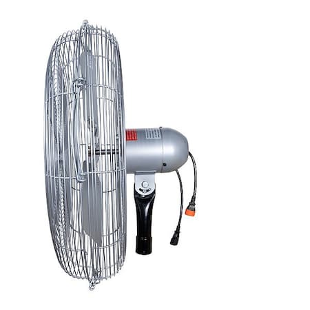 Jan Fan JF-AKF30-DCS-S - Mounted Fan,Silver,30in Dia,Steel,3 Blade