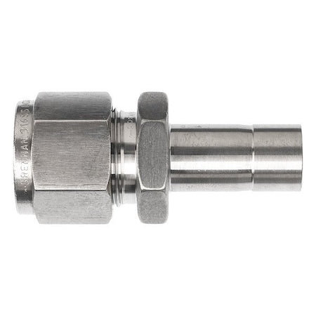 Brennan Industries NS2406-02-02-SS - Strt, SS, Comp. 1/8 in, Tube Stub 1/4 in