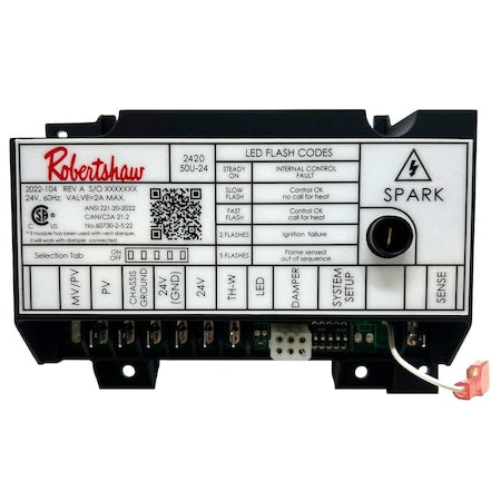 Robertshaw 780U-DS20 - Direct Spark Ignition Module, 24 V