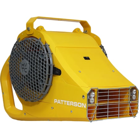 Patterson FHVTCA-Y-1003 - Mounted Fan,Black,9-1/2in Dia,Aluminum