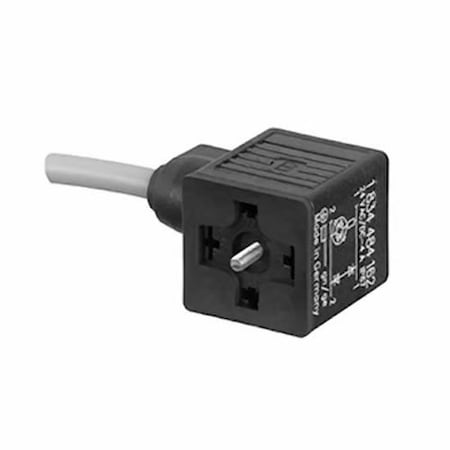 Aventics 1834484162 - Solenoid Coil Connector,24 V AC/DC,3 Pin