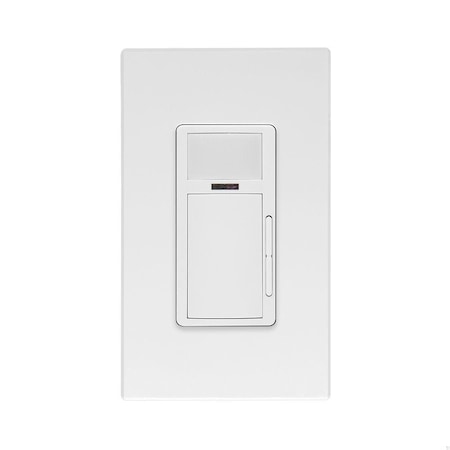 Leviton ODDMT-MDW - Wall Mount Sensor, Occupancy, Vacancy, 0 to 10 V Dimming, White, 1,100 sq ft, LED