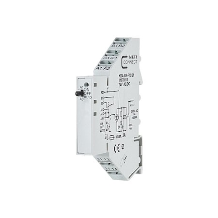 Metz Connect 11070813 - Changeover Contact, 24 V AC/DC, 1 Output