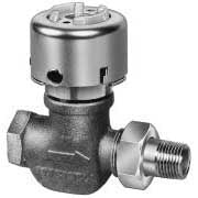 Honeywell VP525C1024 Pneumatic Radiator Valve 3/4" Straight N.O. Male Union Outlet Single Seat 3-10