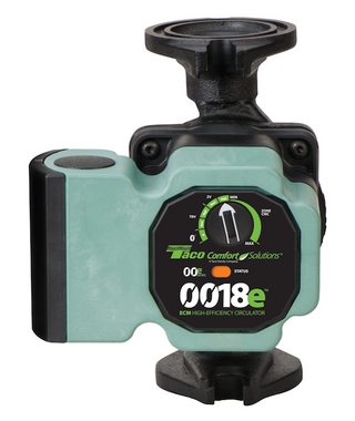 Taco 0018e-2F2 cast iron ECM high efficiency circulator with Bluetooth communication