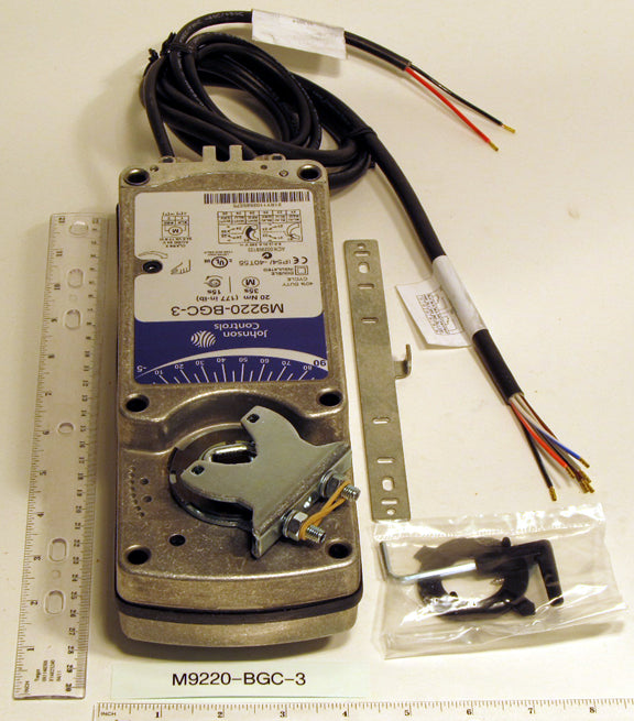 Johnson M9220-BGC-3 24v Damper Actuator 20nm Spring Return