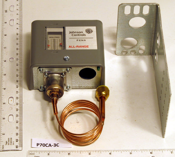 Johnson P70CA-3C Spst Pressure Control 50/450# Diff 60/150#1/4 Flare W/36" Cap. Repl. P70CA-42