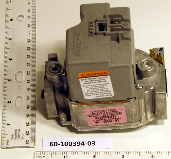 Rheem 60-105055-01 24v 1/2" X 1/2" Direct Spark Ignition Standard Opening Natural Gas Valve