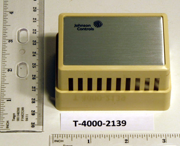 Johnson T-4000-2139 Beige Plastic Cover Horizontal W/O Termometer Or Set Point Window