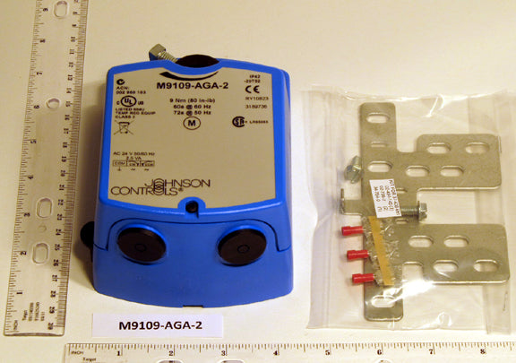 Johnson M9310-HGA-2 24vac Elect. Motor; Rotary Actuator 80 In-lb/9nm Non Srtn Floating 1min W/Cov