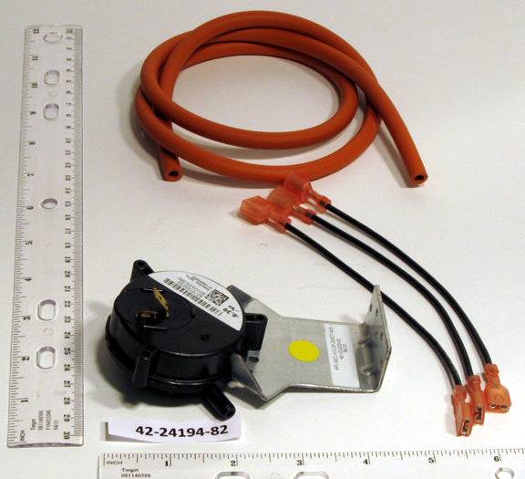 Rheem 42-24194-82 Spst Pressure Switch .30" WC 1/4" Barbed Connection