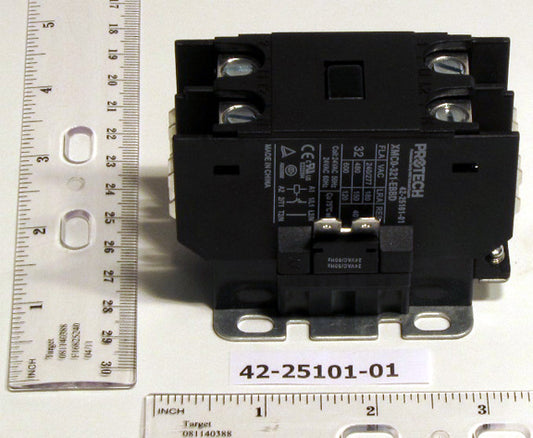 Rheem 42-25101-01 Protech Contactor - 30a 1 Pole (24v Coil) * Same As 42-109499-06K