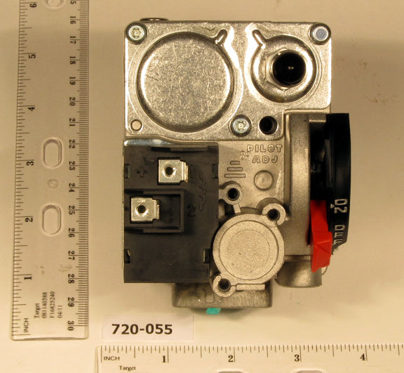 Robertshaw 720-055 24v 1/2" X 3/8" Step Opening Hot Surface Ignition Gas Valve 125000 BTU With