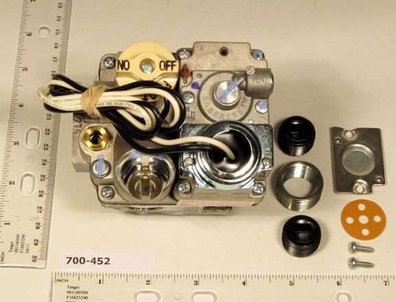 Robertshaw 700-452 120v 1/2" X 3/4" Standing Pilot Natural Gas Valve 240000 BTU 7000BER-120