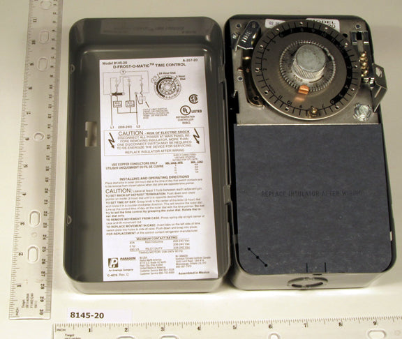 Robertshaw 8145-20 208-240v Defrost Timer With Nema 1 Enclosure 7008-105
