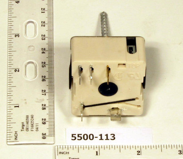 Robertshaw 5500-113M Inf-120-599b 120v Infinite Control With Black Dial Replaces 5500-113