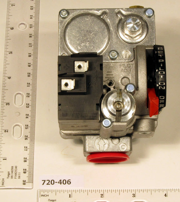 Robertshaw 720-406 24v 3/4" X 3/4" Standing Pilot Gas Valve Includes LP Kit & Bushings 150000 BTU