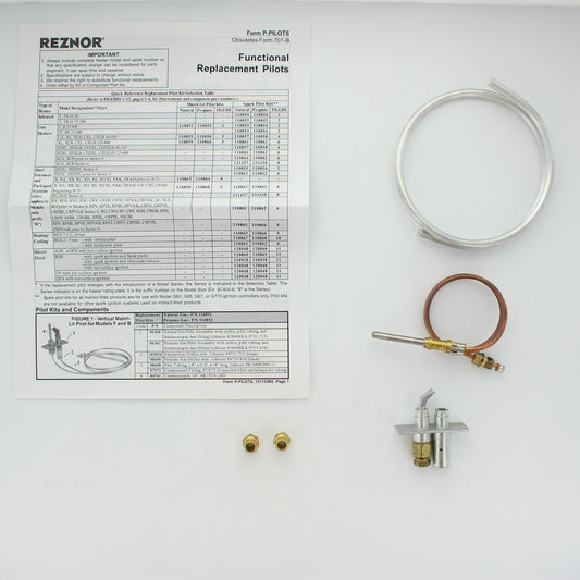 Reznor 110856 Pilot Asy Kit LP Gas XL/B30-105