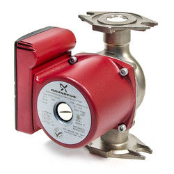 Grundfos UPS15-55SFC 115V 1/12 HP 3 Speed Stainless Steel Circulator Flanged Housing With Check