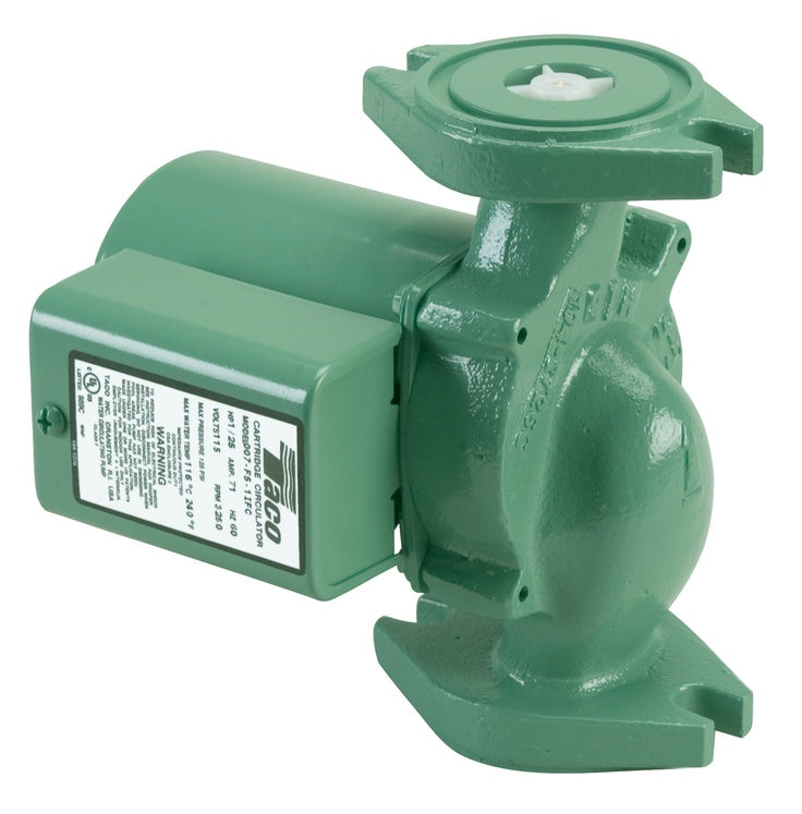 Taco 007-F5-7IFC 120V Cartridge Circulator 1/25 HP Iron Body W/Inline Flow Check Valve