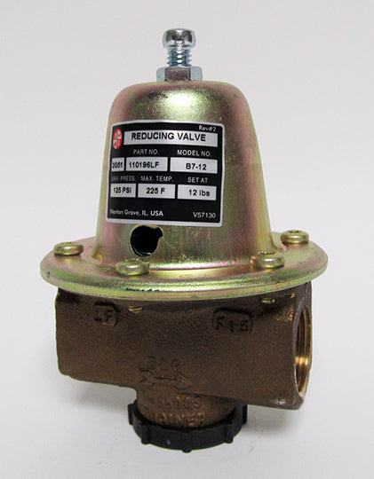 Bell & Gossett B7-12 3/4" Npt. Pressure Reducing Valve Set @ 12 Psig 110196LF