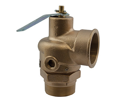 Conbraco 1220508 Steam Pressure Relief Valve 2" X 2" 15 PSI Brznb Cert 2500 Lbs/Hr