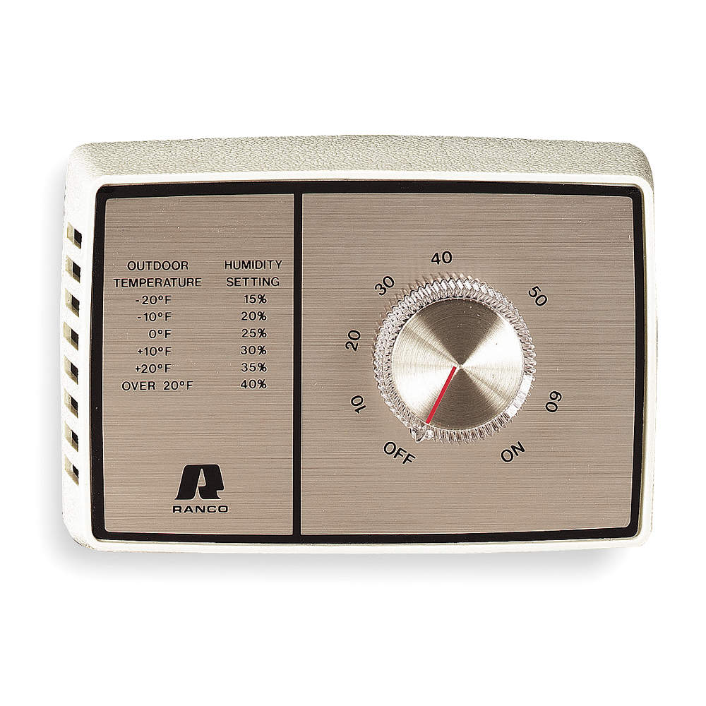 Robertshaw J10-808 24v Spst Wall/Duct Mount Humidistat 10-60% Relative Humidity