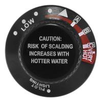 Rheem SP15195A Gas Valve Control Dial Kit - White-rodgers (black)