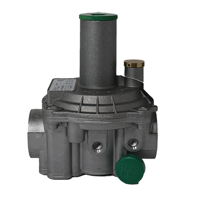 Fiorentini 31053-3BS 1" Balanced Valve 4" Diaphragm Full Lockup Internal Sensing 1/4" Vent Black