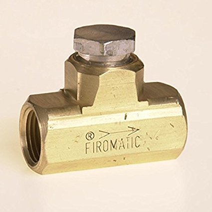 Firomatic B100HCV 3/8" Npt(f) X 3/8" Npt (f) Globe Check Valve 12410