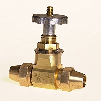 Firomatic B105F 12840 3/8" Flare X 3/8" Flare Globe Fusible Valve Replaces 12140
