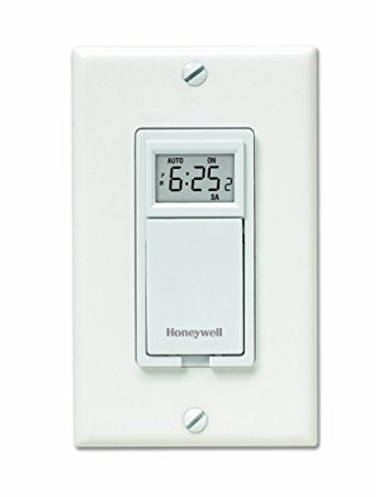 Honeywell Residential RPLS730B1000 Econo Switch 7 Day Programmable Timer Switch For Lights And Motors (M5)