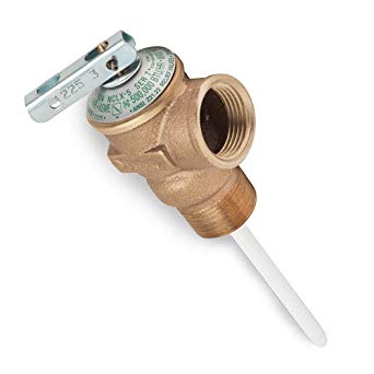 Bradford-white 415-32920-01 T & P Valve / 4" Stem / 3/4" Male / 105k Btus/H / 150 PSI / 210 Deg Replaces