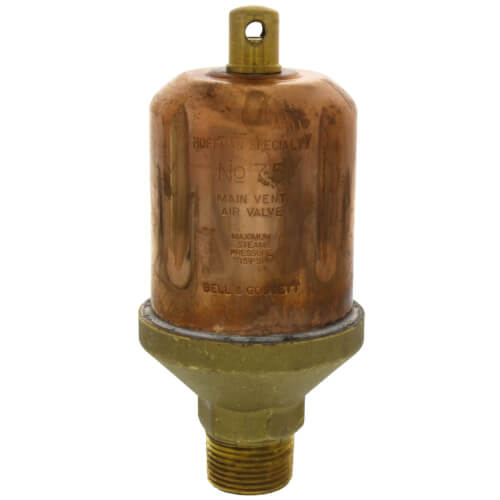 Hoffman 75 3/4" X 1/2" Main Steam Vent 3 PSI 401434