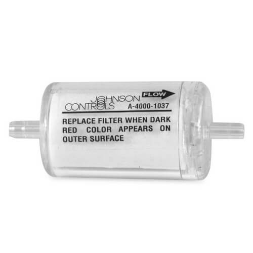 Johnson A-4000-1037 Pneumatic In Line Oil Removal Filter 1/4" Barb Connection Replaces A-4000-137
