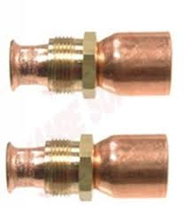Honeywell Residential 272708A Set Of 2 Of 1/2" Inverted Flare Fittings