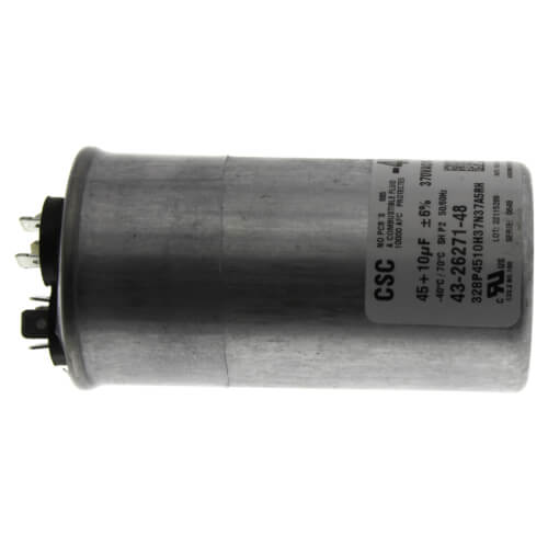 Rheem 43-26271-48 Capacitor - 45/10/370 Dual Round