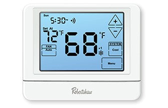 Robertshaw RS10420T 24V Wifi 7 Day Touchscreen Programmable Single/Multi Stage Thermostat With