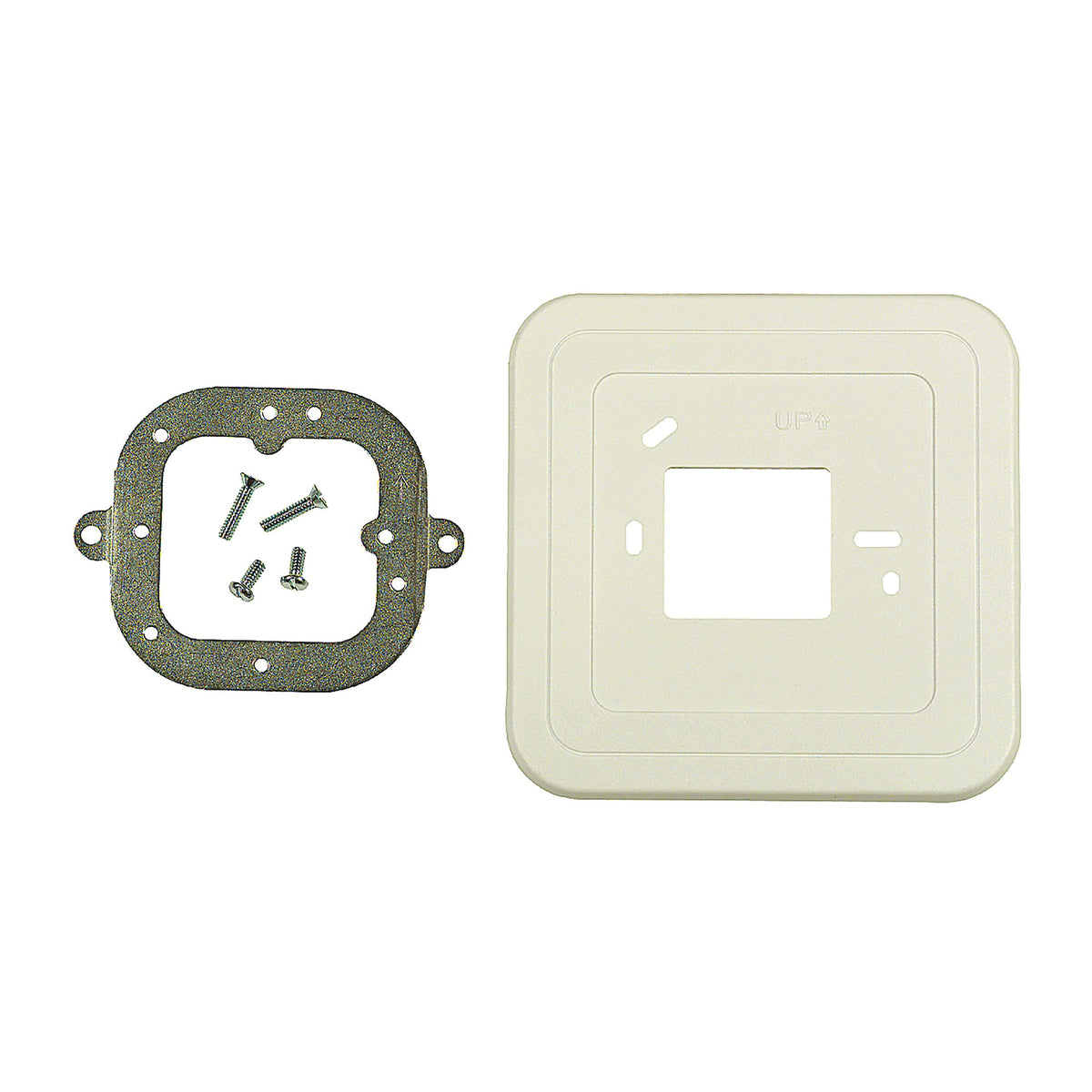 Honeywell Residential 50005625-001 Premier White Cover Plate Assembly 4 3/4 In. (120 Mm) X 4 3/4 In. (120 Mm) For