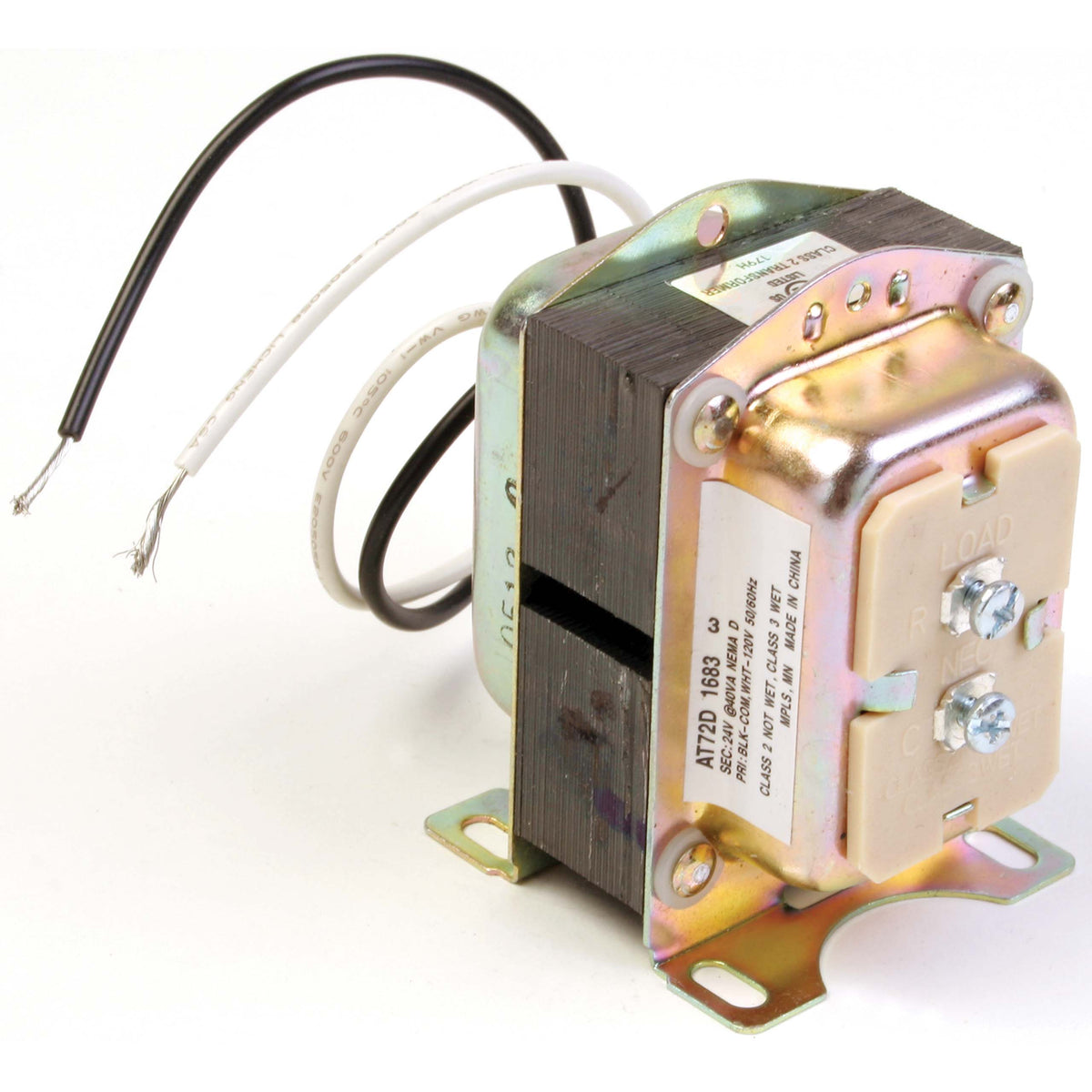 Honeywell Residential AT72D1006 40va Trans 120v-24v Plate Mount