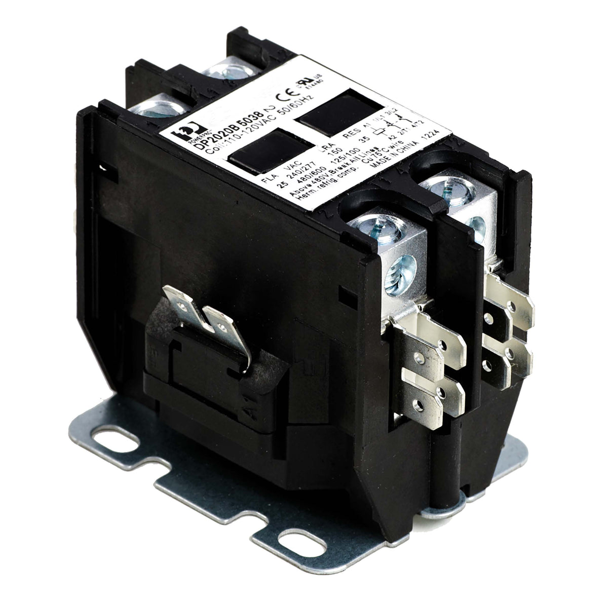 Honeywell Residential DP2040C5002 Deluxe Power Pro Contactor. Poles: 2. Coil Voltage: 208/240v. Contact Rating: